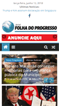 Mobile Screenshot of folhadoprogresso.com.br